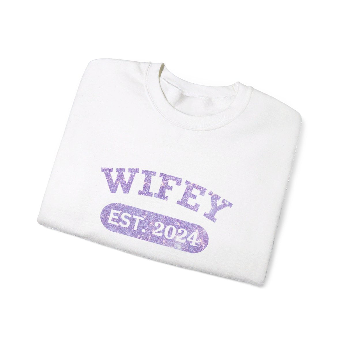 Personlized Wifey EST. Crewneck Sweatshirt